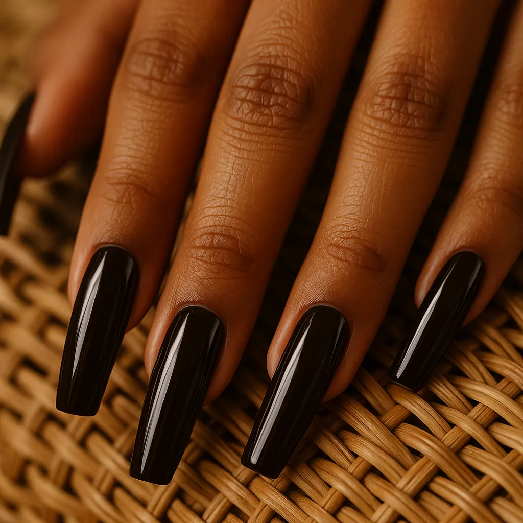 Espresso brown coffin