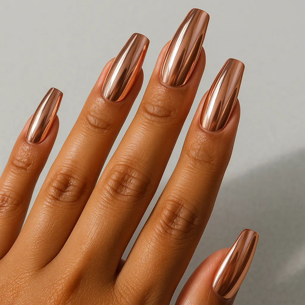 Rose gold chrome