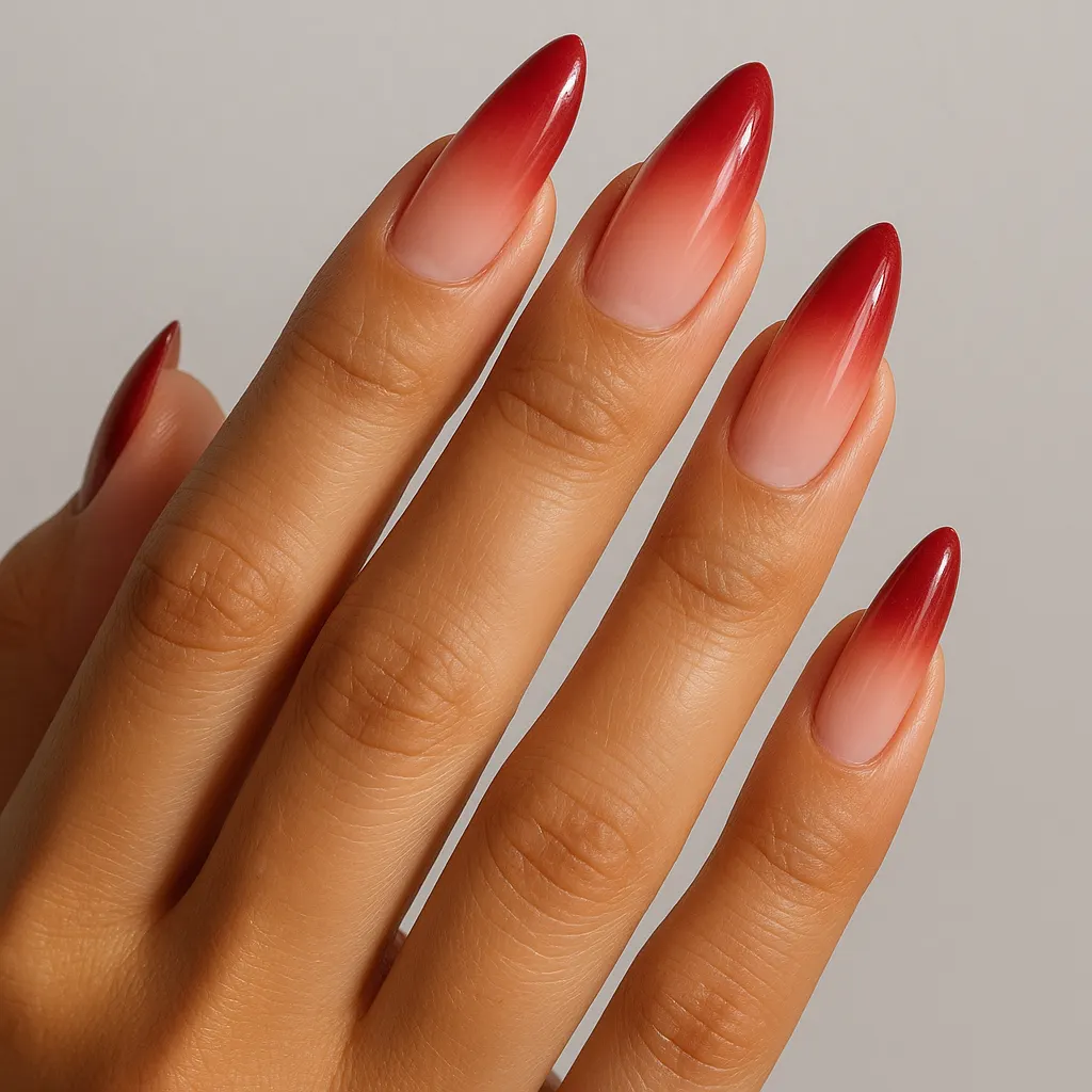 Red ombre